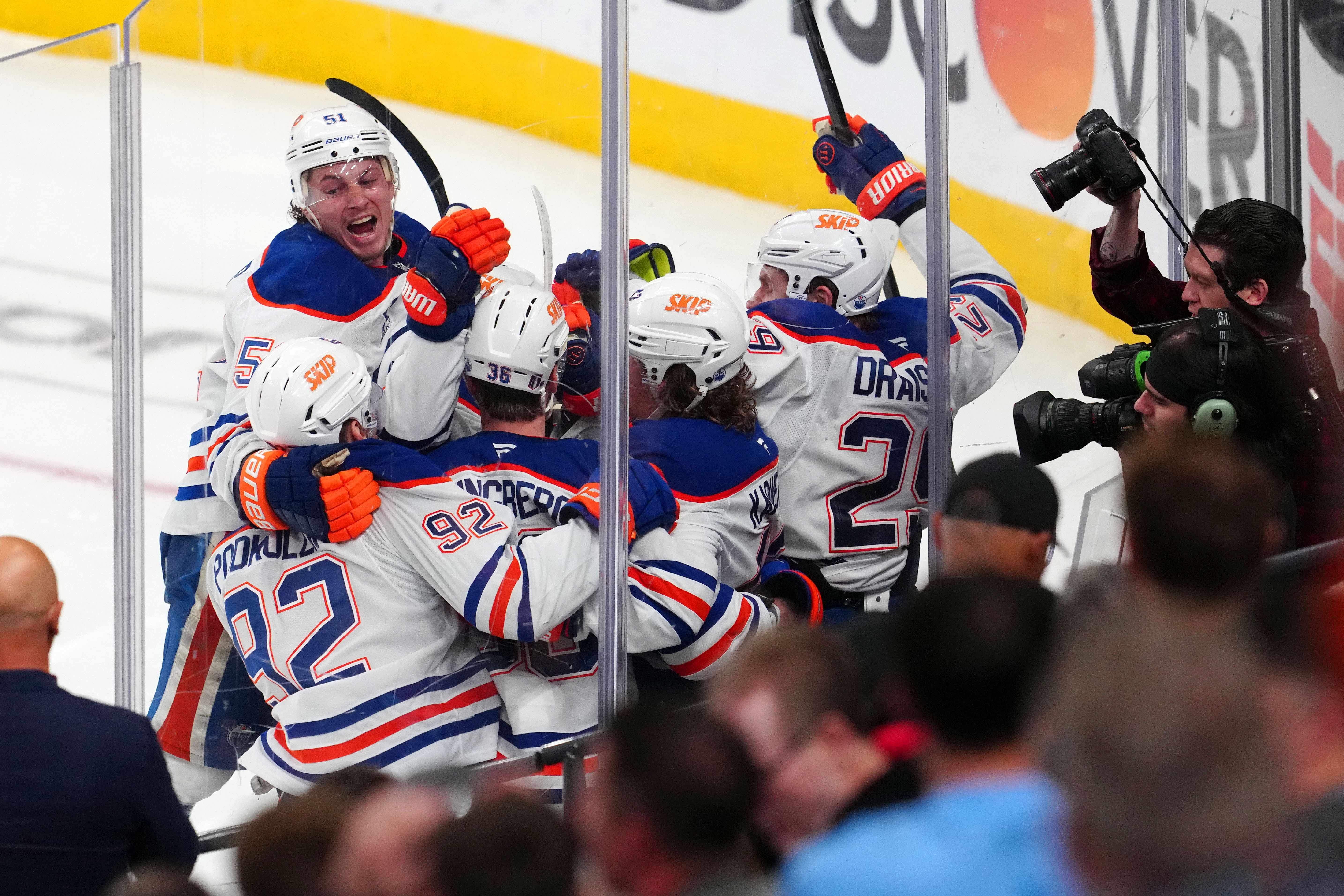 NHL: Oilers at Vegas Golden Knights - Source: Imagn